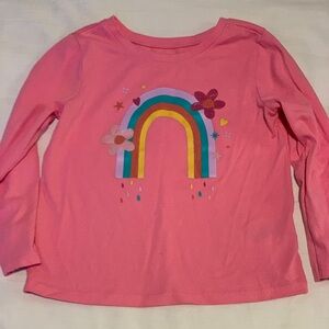 Pink Rainbow Kids Long Sleeve Shirt